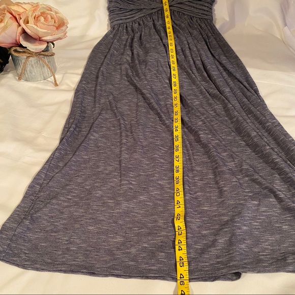 🤍MAX STUDIO💙 Heather Blue Midi Dress - Picture 5 of 7